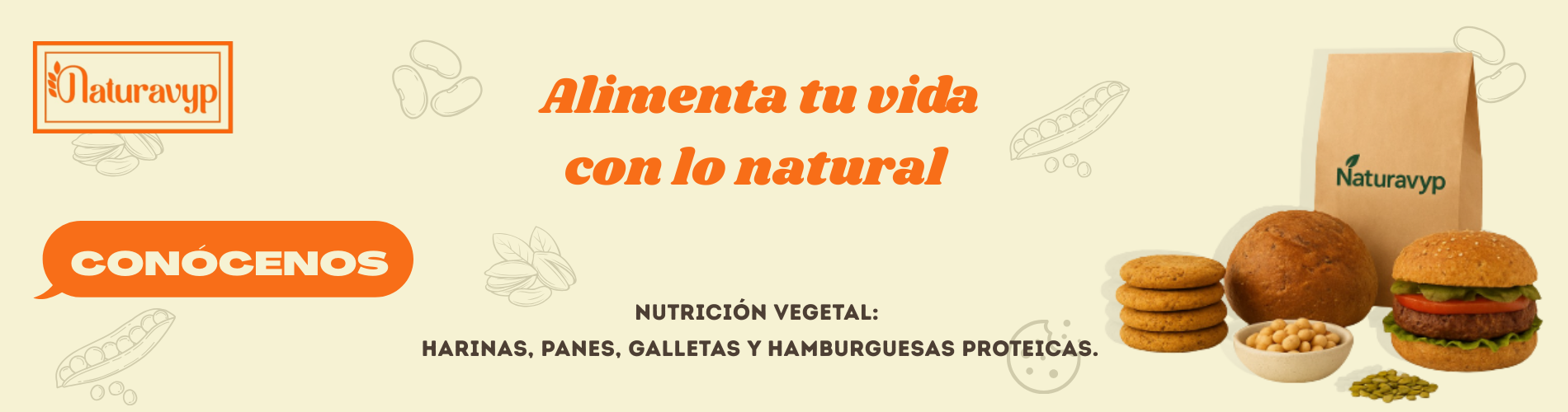 Banner alimenta tu vida con lo natural